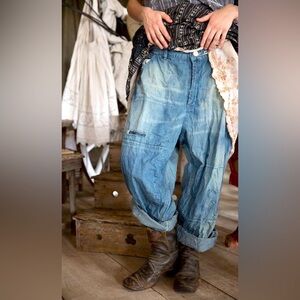 Vintage Magnolia Pearl Brit denim trousers